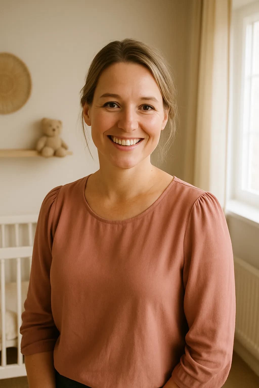Portret van Channie, kraamverzorgende